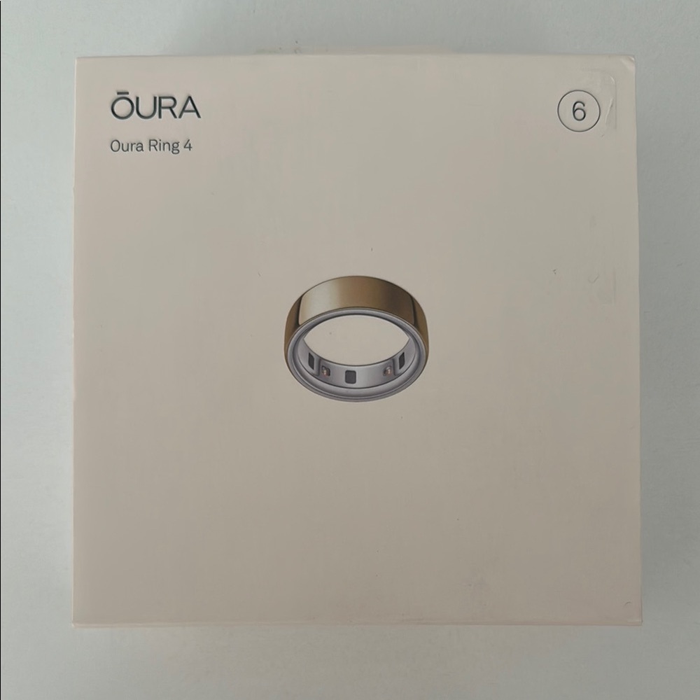 Oura Ring Gen4 in Gold Size 6